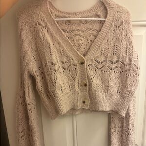Altar’d State light pink Knit Cardigan Sweater size S